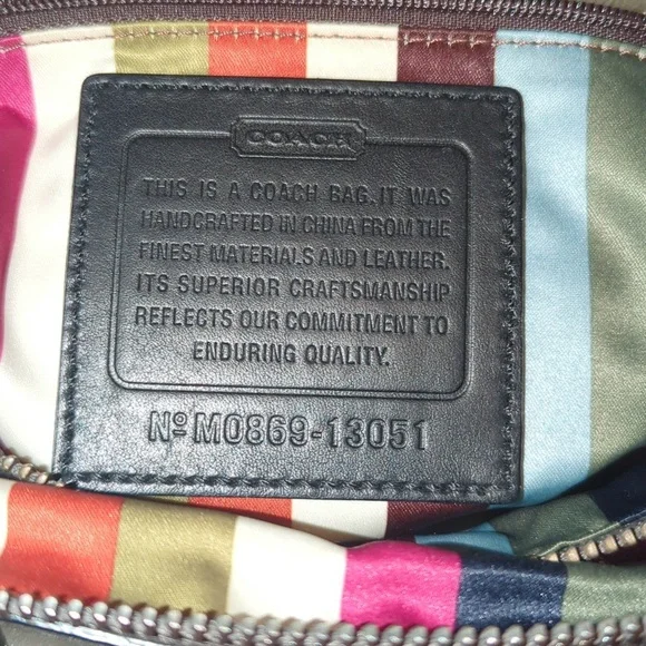 Coach Archive Gray Bleecker Peyton Limited Ed Satchel 13051 💯 - Picture 8 of 12